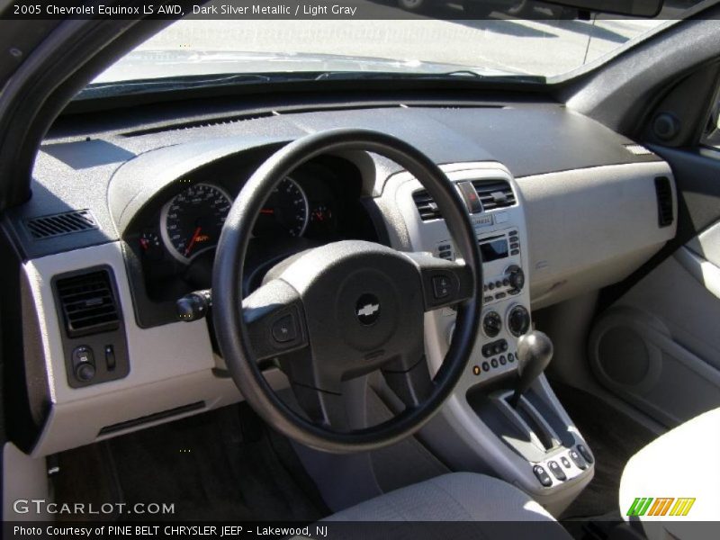 Dark Silver Metallic / Light Gray 2005 Chevrolet Equinox LS AWD