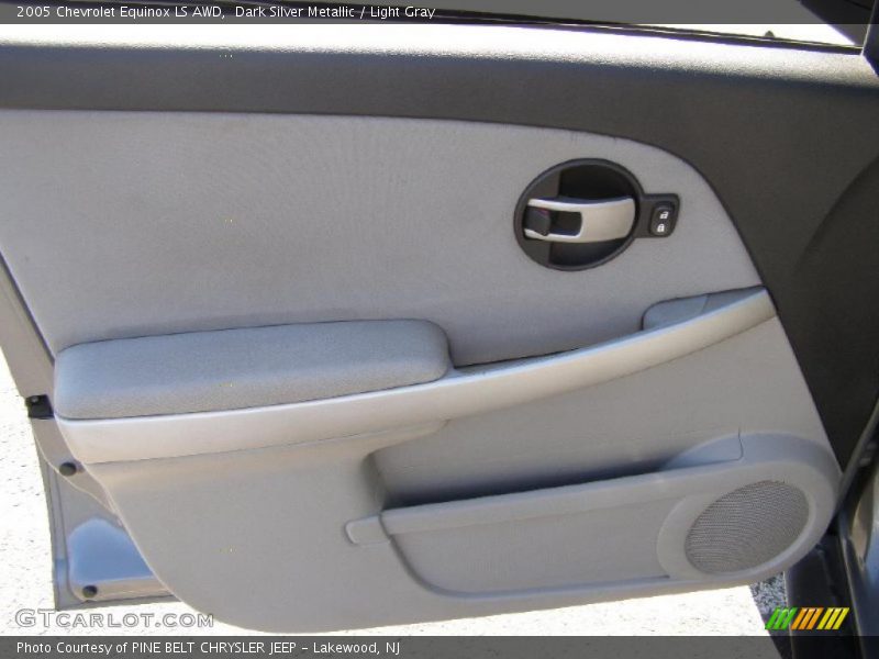 Dark Silver Metallic / Light Gray 2005 Chevrolet Equinox LS AWD