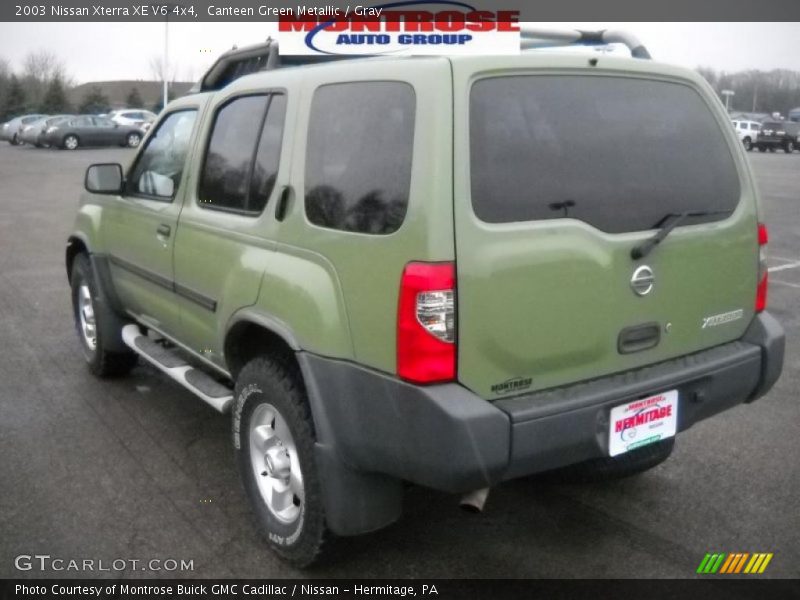Canteen Green Metallic / Gray 2003 Nissan Xterra XE V6 4x4