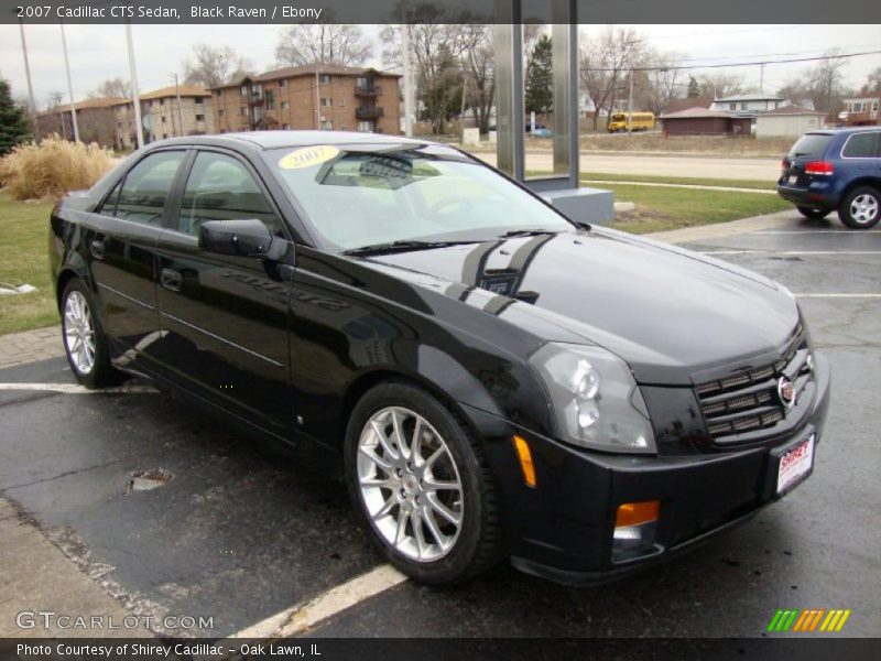 Black Raven / Ebony 2007 Cadillac CTS Sedan