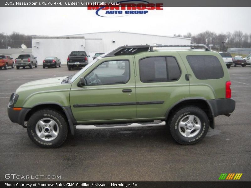 Canteen Green Metallic / Gray 2003 Nissan Xterra XE V6 4x4
