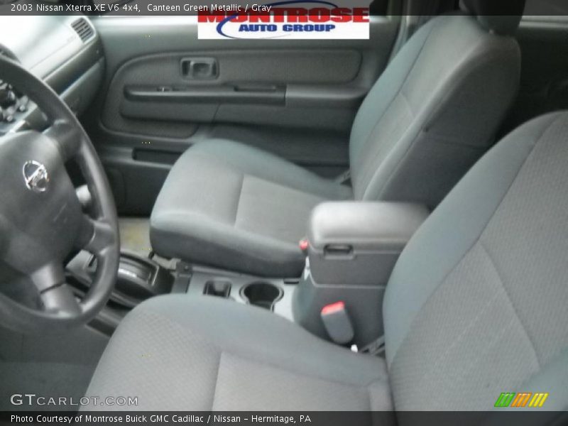 Canteen Green Metallic / Gray 2003 Nissan Xterra XE V6 4x4