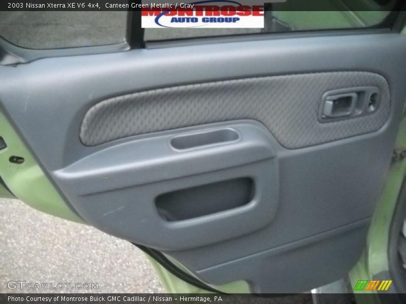 Canteen Green Metallic / Gray 2003 Nissan Xterra XE V6 4x4