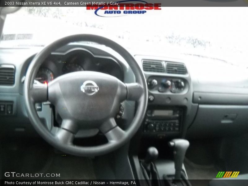 Canteen Green Metallic / Gray 2003 Nissan Xterra XE V6 4x4