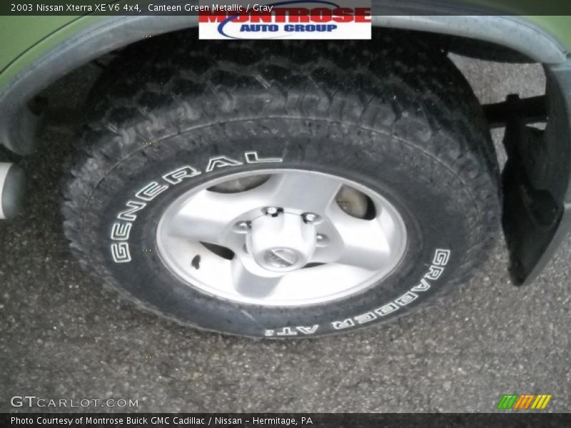 Canteen Green Metallic / Gray 2003 Nissan Xterra XE V6 4x4