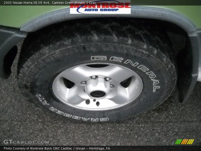 Canteen Green Metallic / Gray 2003 Nissan Xterra XE V6 4x4