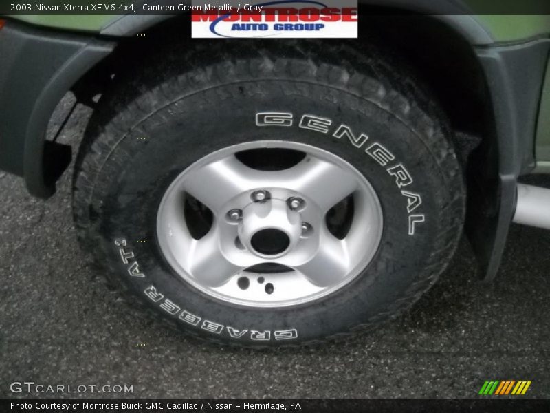 Canteen Green Metallic / Gray 2003 Nissan Xterra XE V6 4x4