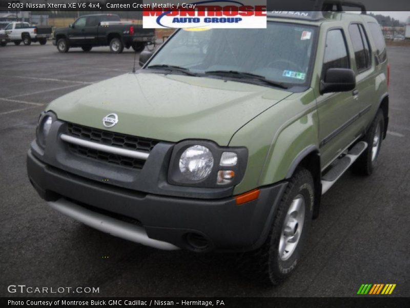 Canteen Green Metallic / Gray 2003 Nissan Xterra XE V6 4x4