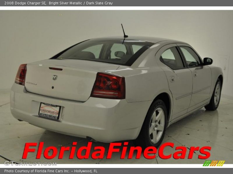 Bright Silver Metallic / Dark Slate Gray 2008 Dodge Charger SE