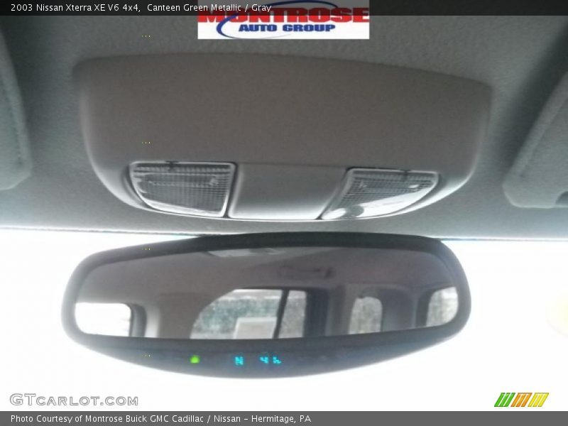 Canteen Green Metallic / Gray 2003 Nissan Xterra XE V6 4x4
