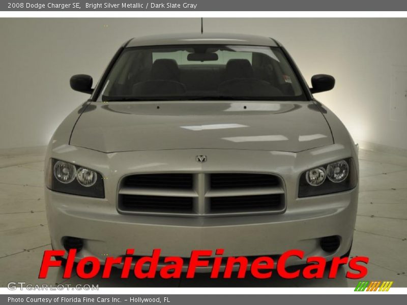 Bright Silver Metallic / Dark Slate Gray 2008 Dodge Charger SE