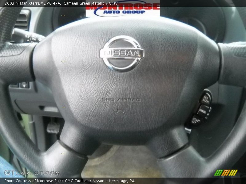 Canteen Green Metallic / Gray 2003 Nissan Xterra XE V6 4x4