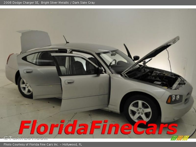 Bright Silver Metallic / Dark Slate Gray 2008 Dodge Charger SE