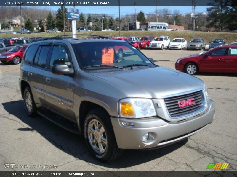 Pewter Metallic / Medium Pewter 2002 GMC Envoy SLT 4x4