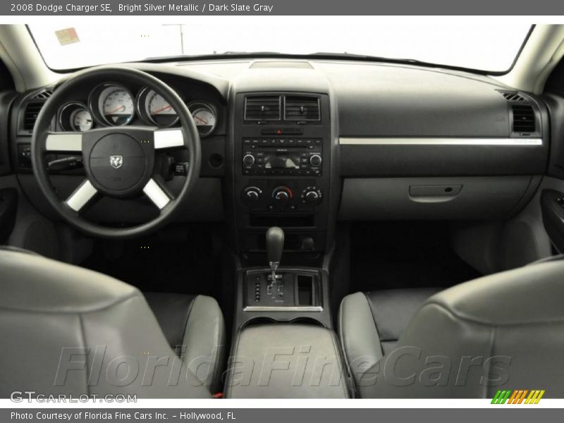 Bright Silver Metallic / Dark Slate Gray 2008 Dodge Charger SE