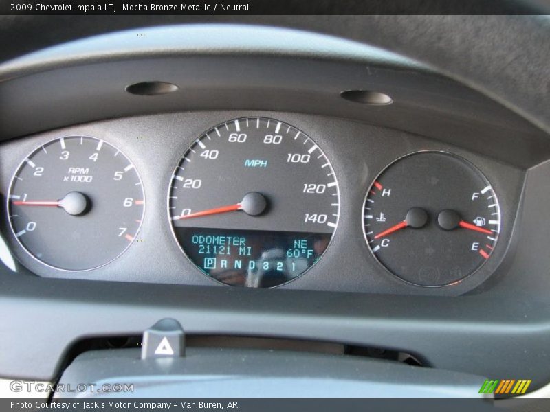 Mocha Bronze Metallic / Neutral 2009 Chevrolet Impala LT