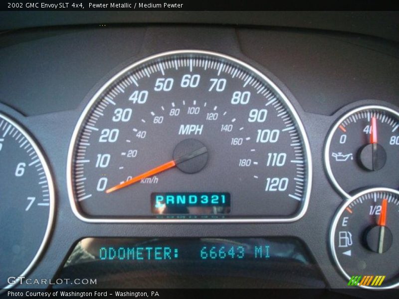 Pewter Metallic / Medium Pewter 2002 GMC Envoy SLT 4x4