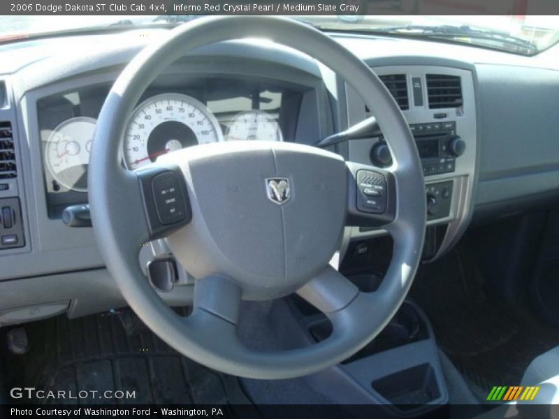 Inferno Red Crystal Pearl / Medium Slate Gray 2006 Dodge Dakota ST Club Cab 4x4
