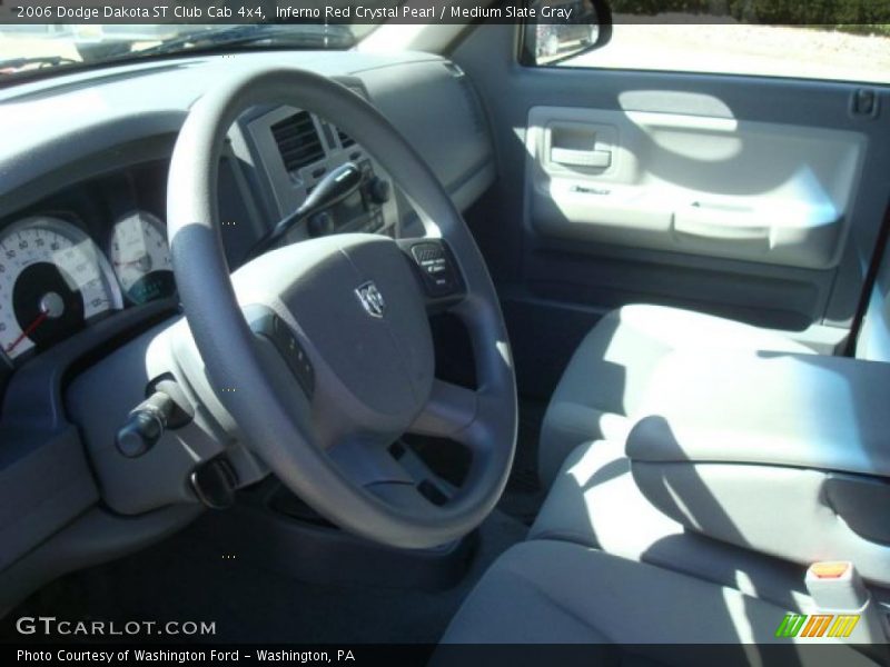 Inferno Red Crystal Pearl / Medium Slate Gray 2006 Dodge Dakota ST Club Cab 4x4