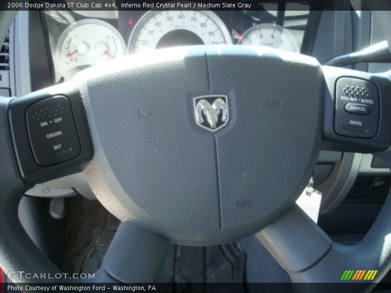 Inferno Red Crystal Pearl / Medium Slate Gray 2006 Dodge Dakota ST Club Cab 4x4