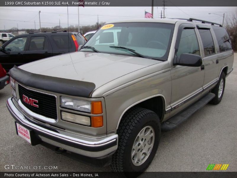 Pewter Metallic / Gray 1999 GMC Suburban K1500 SLE 4x4