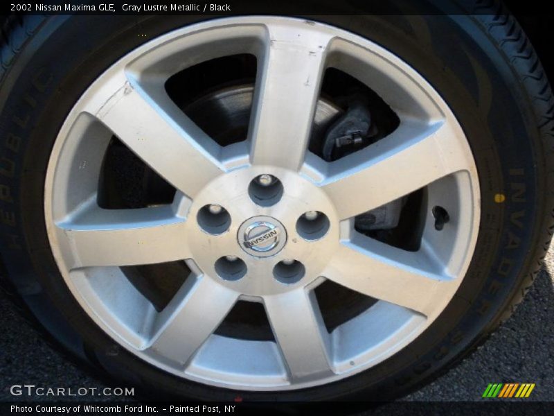 Gray Lustre Metallic / Black 2002 Nissan Maxima GLE