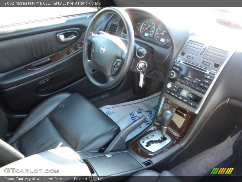 Gray Lustre Metallic / Black 2002 Nissan Maxima GLE