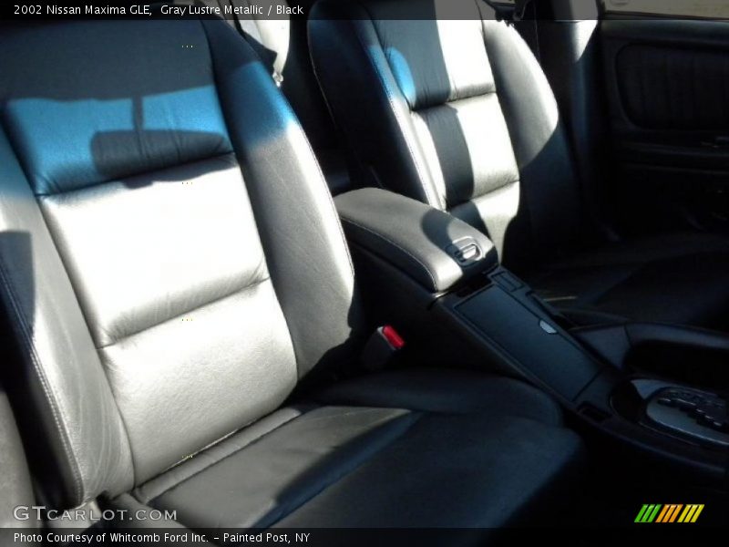 Gray Lustre Metallic / Black 2002 Nissan Maxima GLE
