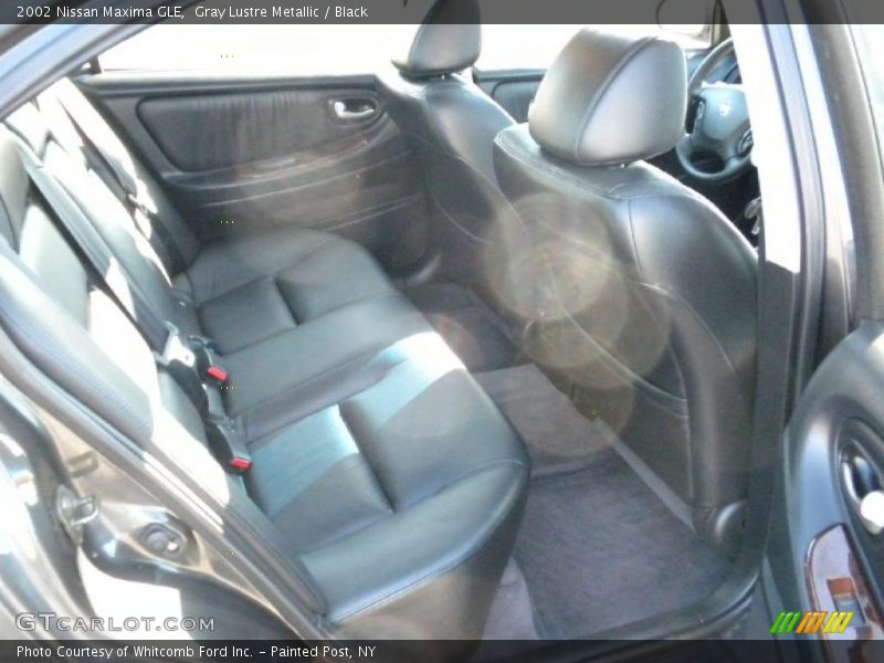 Gray Lustre Metallic / Black 2002 Nissan Maxima GLE