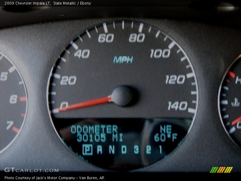 Slate Metallic / Ebony 2009 Chevrolet Impala LT