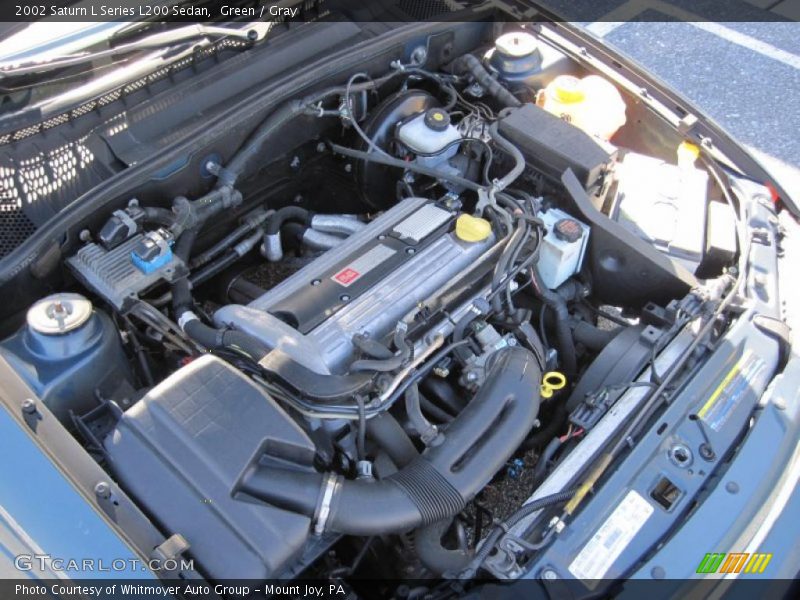 Green / Gray 2002 Saturn L Series L200 Sedan