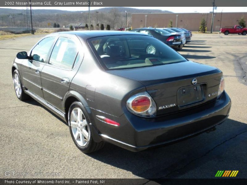 Gray Lustre Metallic / Black 2002 Nissan Maxima GLE