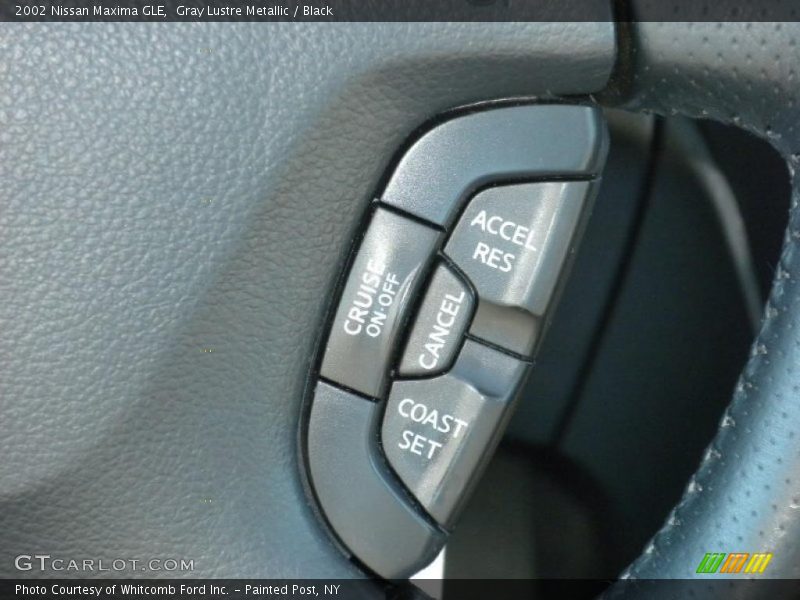 Gray Lustre Metallic / Black 2002 Nissan Maxima GLE