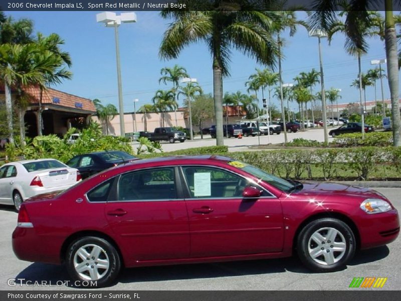 Sport Red Metallic / Neutral Beige 2006 Chevrolet Impala LS