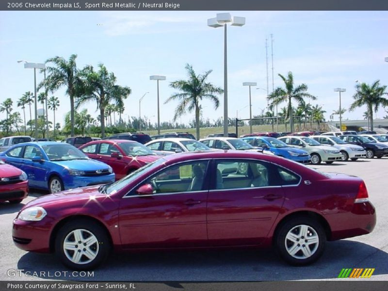 Sport Red Metallic / Neutral Beige 2006 Chevrolet Impala LS