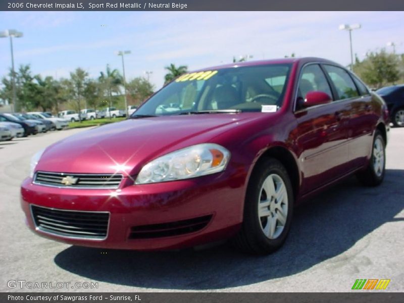 Sport Red Metallic / Neutral Beige 2006 Chevrolet Impala LS
