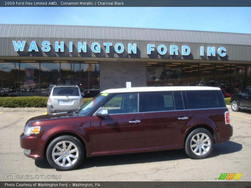 Cinnamon Metallic / Charcoal Black 2009 Ford Flex Limited AWD