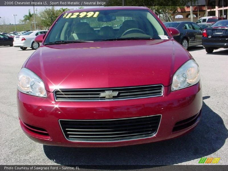 Sport Red Metallic / Neutral Beige 2006 Chevrolet Impala LS