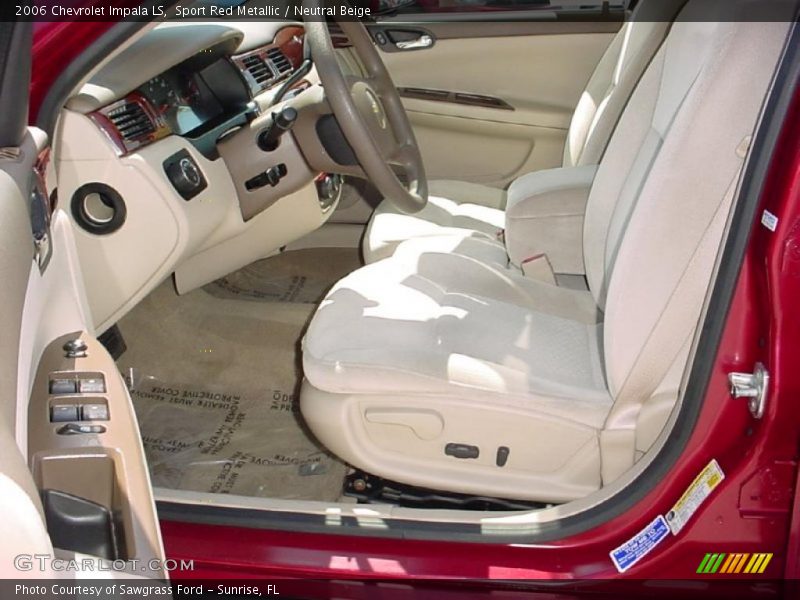 Sport Red Metallic / Neutral Beige 2006 Chevrolet Impala LS