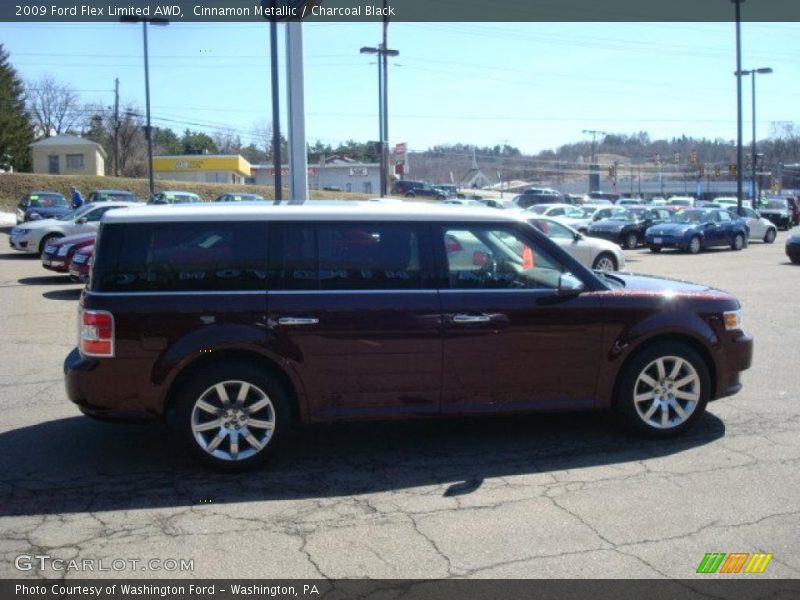 Cinnamon Metallic / Charcoal Black 2009 Ford Flex Limited AWD