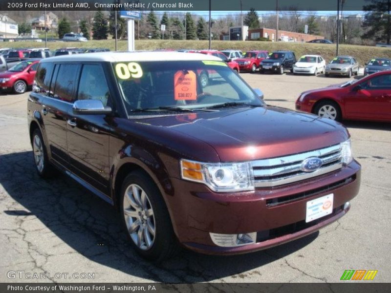Cinnamon Metallic / Charcoal Black 2009 Ford Flex Limited AWD