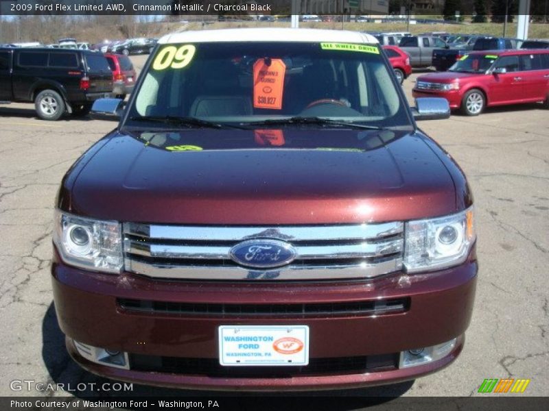 Cinnamon Metallic / Charcoal Black 2009 Ford Flex Limited AWD