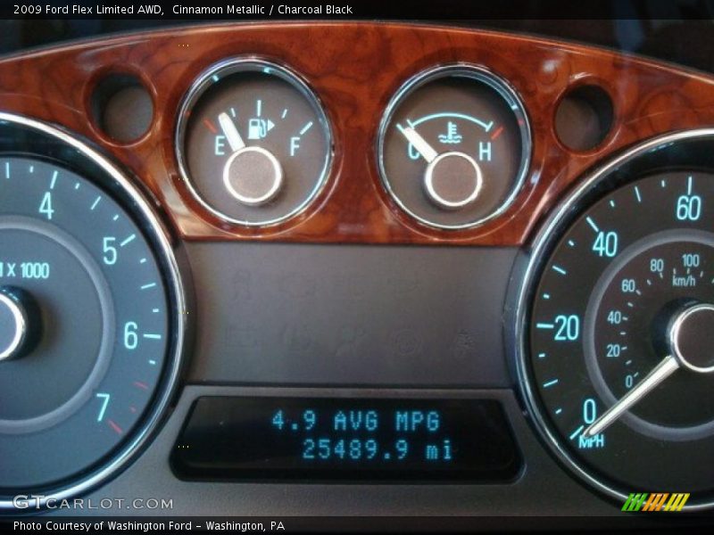 Cinnamon Metallic / Charcoal Black 2009 Ford Flex Limited AWD
