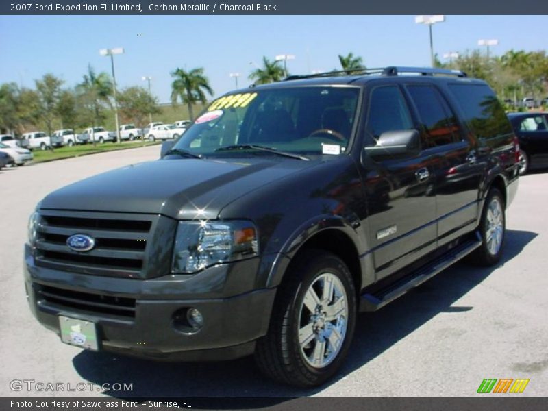 Carbon Metallic / Charcoal Black 2007 Ford Expedition EL Limited
