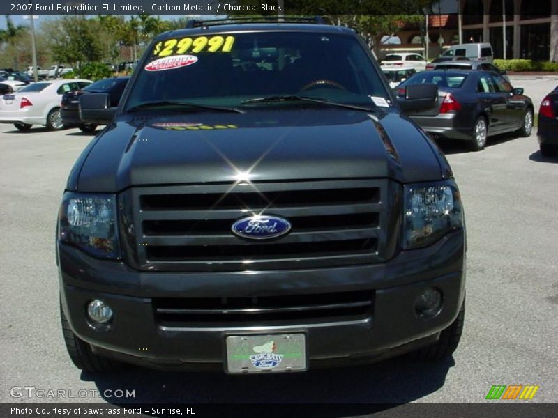 Carbon Metallic / Charcoal Black 2007 Ford Expedition EL Limited
