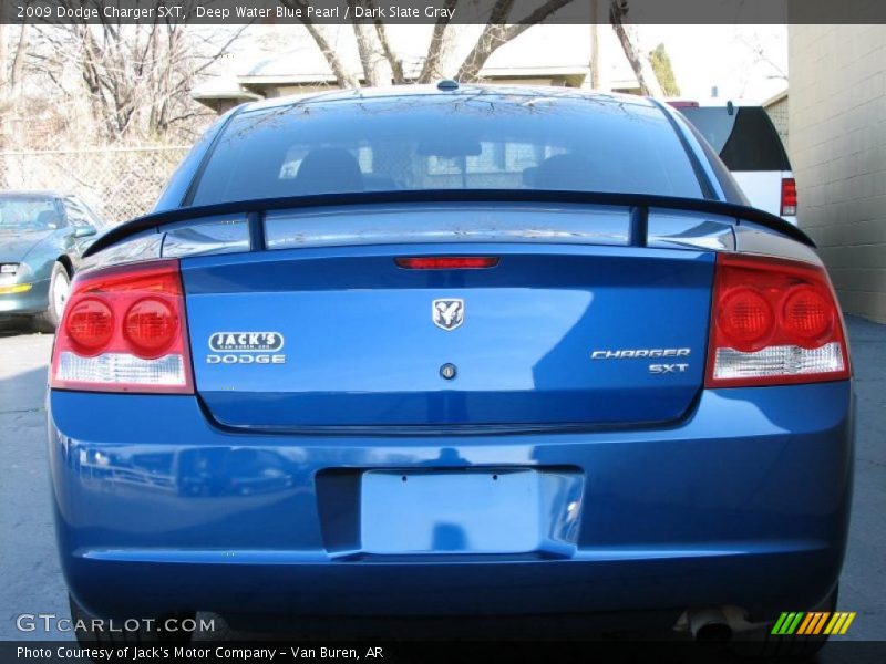 Deep Water Blue Pearl / Dark Slate Gray 2009 Dodge Charger SXT