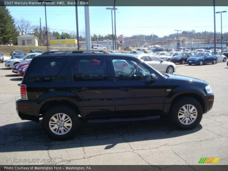 Black / Black 2007 Mercury Mariner Premier 4WD