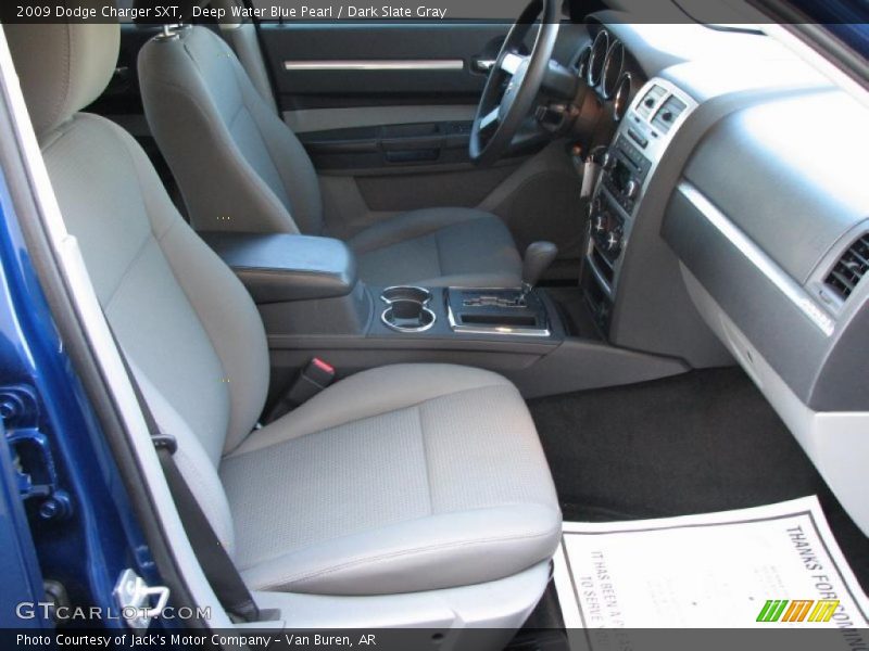 Deep Water Blue Pearl / Dark Slate Gray 2009 Dodge Charger SXT