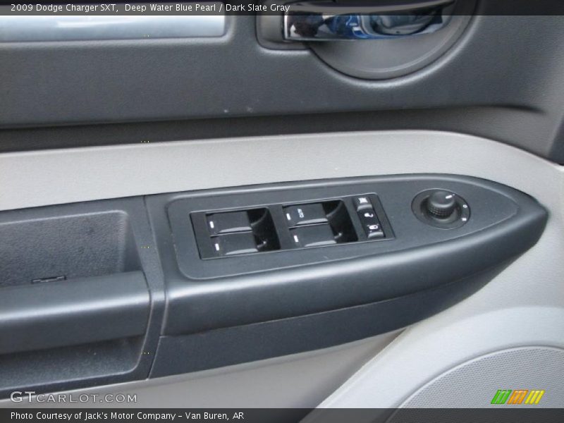 Deep Water Blue Pearl / Dark Slate Gray 2009 Dodge Charger SXT