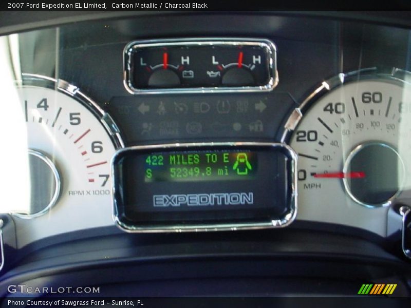 Carbon Metallic / Charcoal Black 2007 Ford Expedition EL Limited